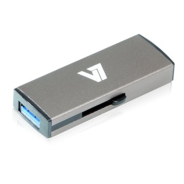 V7 Unità flash USB 3.0 estraibile da 32GB grigia