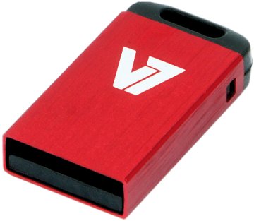 V7 Unità di memoria flash Nano USB 2.0 da 16GB rossa