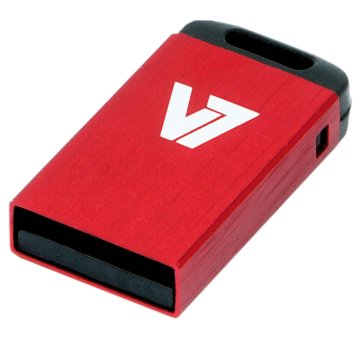 V7 Unità flash Nano USB 2.0 da 4GB rossa