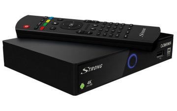 Strong SRT 2401 Smart TV box Nero 4K Ultra HD 8 GB Wi-Fi Collegamento ethernet LAN
