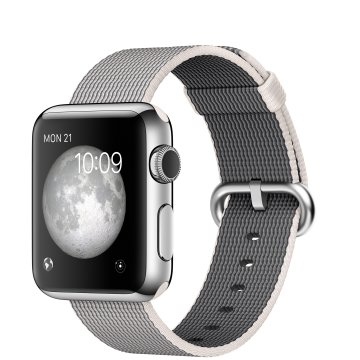 Apple Watch 3,35 cm (1.32") OLED Digitale 272 x 340 Pixel Touch screen Acciaio inox Wi-Fi