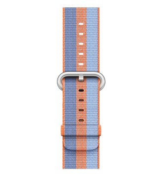 Apple Cinturino in nylon intrecciato arancione (38 mm)