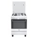 Hotpoint H6TMH2AF (W) IT Cucina Gas naturale Gas Bianco A 2