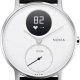 Nokia Steel HR Braccialetto per rilevamento di attività Nero, Acciaio inox, Bianco 2