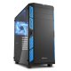 Sharkoon AI7000 Glass Tower Nero, Blu 2