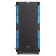 Sharkoon AI7000 Glass Tower Nero, Blu 3