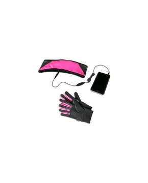Celly SPORTKIT17PK cuffia e auricolare Cablato In-ear Sport Nero, Bianco