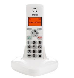 Brondi York Telefono DECT Bianco