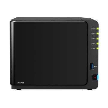 Synology DiskStation DS916+ NAS Desktop Intel® Pentium® N3710 8 GB DDR3 0 TB DiskStation Manager Nero