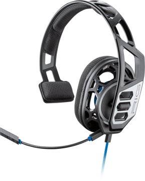 POLY RIG 100HS Auricolare Cablato A Padiglione Gaming Nero, Grigio
