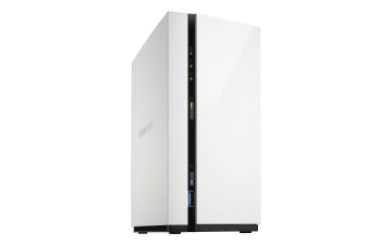 QNAP TS-228A server NAS e di archiviazione Mini Tower Realtek RTD1295 1 GB DDR4 0 TB QNAP Turbo System Bianco