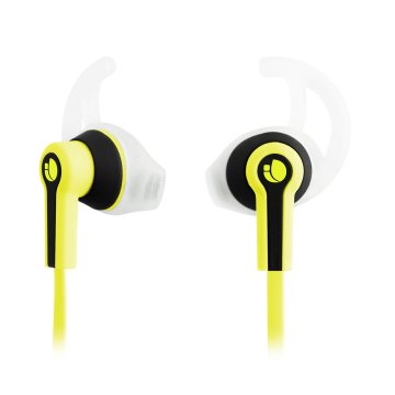 NGS Racer Auricolare Cablato In-ear Sport Nero, Giallo
