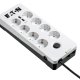 Eaton PB8TUD protezione da sovraccarico Nero, Bianco 8 presa(e) AC 220 - 250 V 1,5 m 2