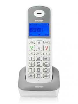 Brondi Bravo Style Telefono DECT Identificatore di chiamata Bianco