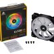 Corsair LL120 RGB Case per computer Ventilatore 12 cm Nero, Bianco 6