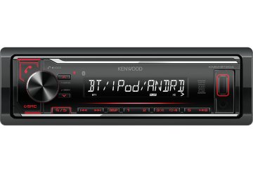 Kenwood Electronics KMM-BT204 Ricevitore multimediale per auto Nero 50 W Bluetooth