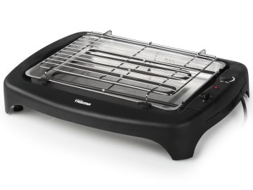 Tristar BQ-2814 barbecue per l'aperto e bistecchiera Da tavolo Elettrico Nero, Acciaio inox 2200 W
