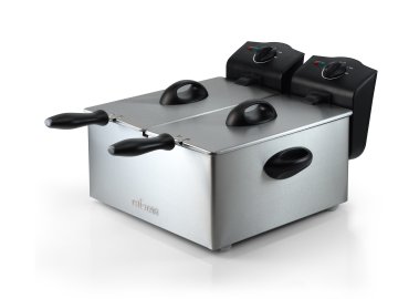 Tristar FR-6931 friggitrice Doppia 6 L 3600 W Acciaio inox