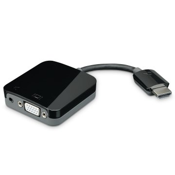 Kanex ATV Pro 0,07 m HDMI tipo A (Standard) VGA (D-Sub) + 3.5mm Nero