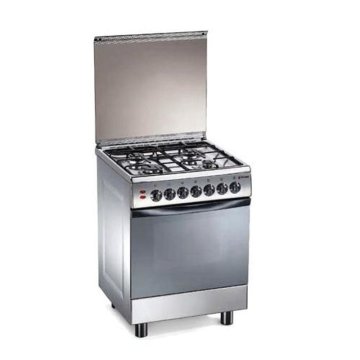Tecnogas TL 657 XS cucina Elettrico Gas Stainless steel A