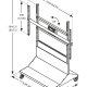 Vogel's PFT 8856 Trolley per schermi, Panasonic 85 pollici 3