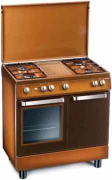 Tecnogas D 833 CS Cucina Elettrico Gas Marrone A