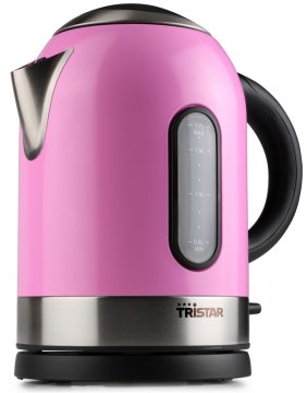 Tristar WK-3219 bollitore elettrico 1,7 L 2400 W Nero, Rosa