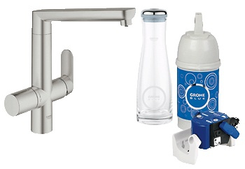 GROHE Blue K7 Pure Acciaio inox