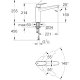 GROHE Eurodisc Cosmopolitan Cromo 3