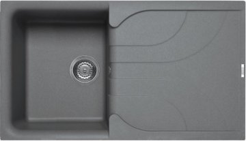 Elleci Ego 400 Lavello montato su piano Rettangolare Metaltek
