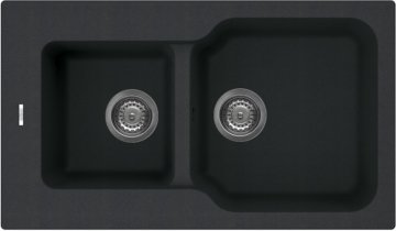 Elleci Fox 430 59 Antracite Lavello montato su piano Rettangolare Granitek