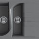 Elleci Ego 475 Lavello montato su piano Rettangolare Metaltek 2