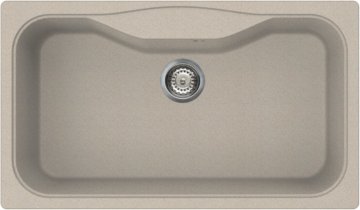 Elleci Fox 360 Lavello montato su piano Rettangolare Granitek