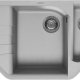 Elleci Ego Corner Lavello montato su piano Angolo Metaltek 2