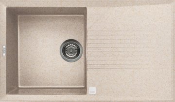 Elleci Tekno 400 Lavello montato su piano Rettangolare Granitek
