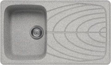 Elleci Master 400 Lavello montato su piano Rettangolare Granitek
