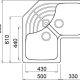 Elleci Master Corner Lavello montato su piano Angolo Granitek 3