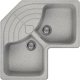 Elleci Master Corner Lavello montato su piano Angolo Granitek 2