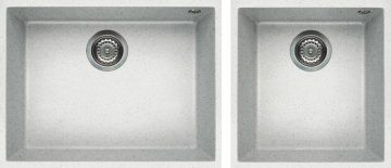 Elleci Quadra 210 Lavello sottopiano Rettangolare Granitek