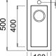 Elleci Quadra 50 M73 Lavello ad incasso Rettangolare Metaltek 3