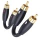 AudioQuest PREAMPJUMPERS cavo audio RCA Nero 2