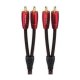 AudioQuest 3m Golden Gate RCA cavo audio 2 x RCA Nero 2