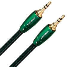 AudioQuest 1m Evergreen 3.5mm cavo audio Nero