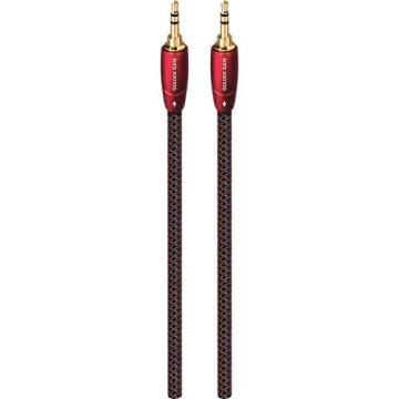 AudioQuest 2m Golden Gate 3.5mm cavo audio Nero