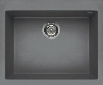 Elleci Quadra 110 Lavello montato su piano Rettangolare Metaltek