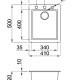 Elleci LVQ10086BSO lavello Vitrotek 3