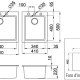 Elleci LVQ21096BSO lavello Vitrotek 3
