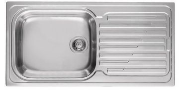 Elleci Sky 480 Lavello montato su piano Rettangolare Acciaio inox