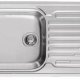 Elleci Sky 480 Lavello montato su piano Rettangolare Acciaio inox 2