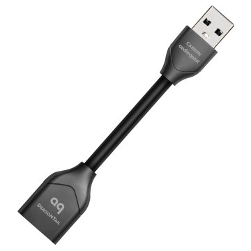AudioQuest DragonTail cavo USB USB 2.0 0,112 m USB A Nero